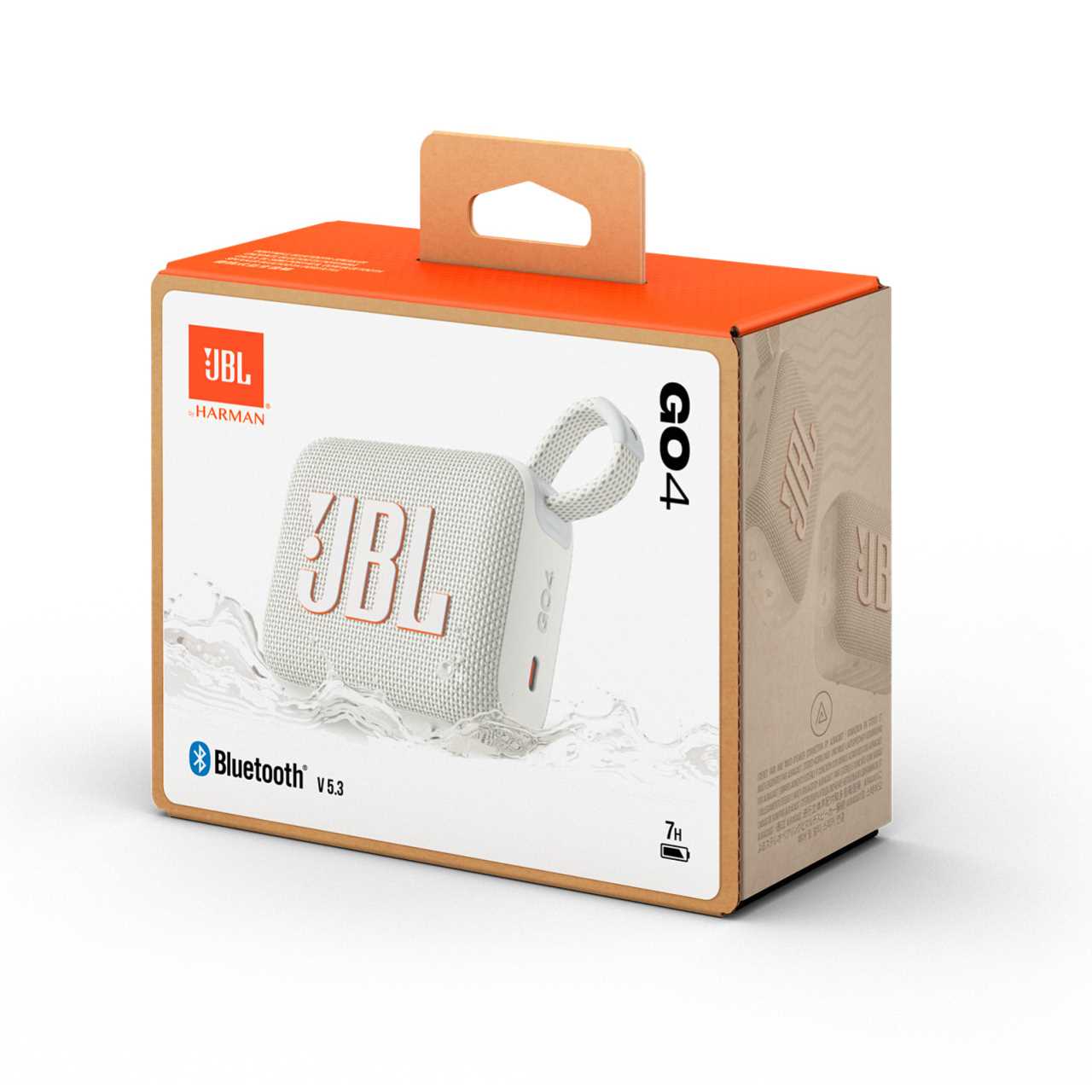 רמקול אלחוטי JBL דגם GO 4 לבן - תמונה 4