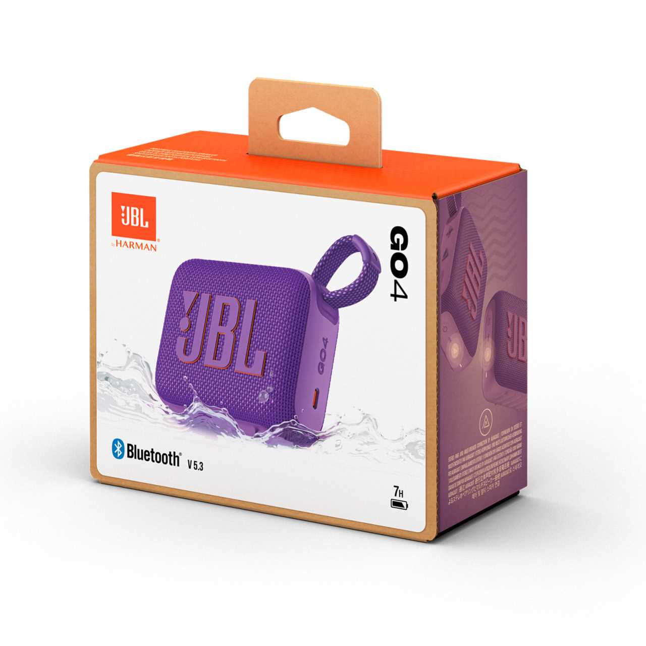 רמקול אלחוטי JBL דגם GO 4 סגול - תמונה 4