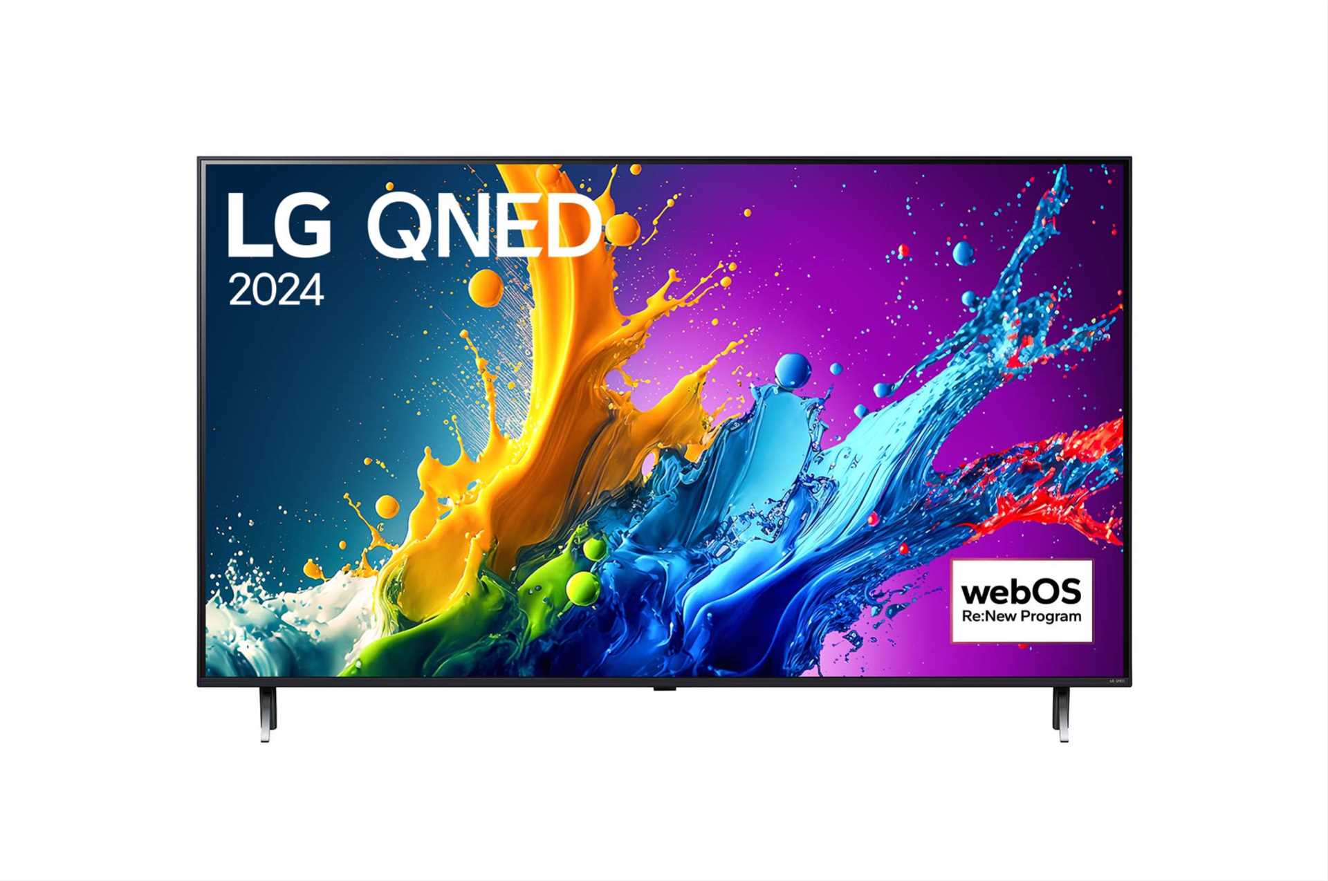 טלוויזיה חכמה 55 אינץ' LG 4K דגם 55QNED80T6B - תמונה 1