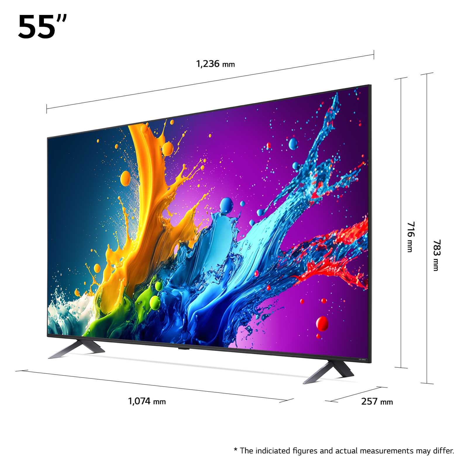 טלוויזיה חכמה 55 אינץ' LG 4K דגם 55QNED80T6B - תמונה 5