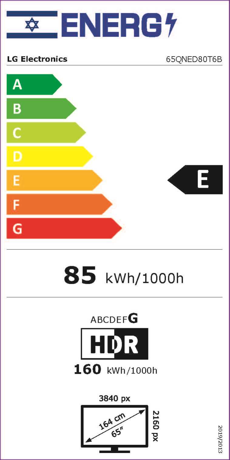 טלוויזיה חכמה 65 אינץ' LG 4K דגם 65QNED80T6B - תמונה 3