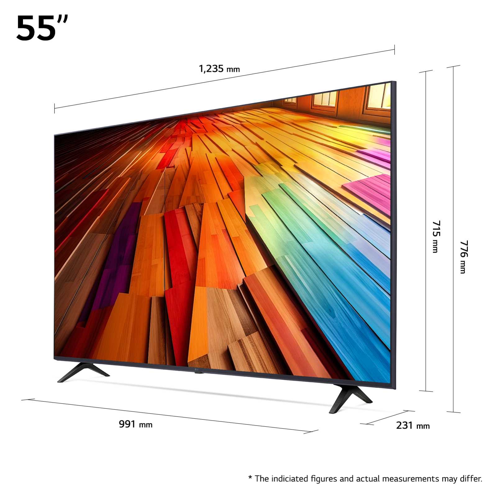 טלוויזיה חכמה 55 אינץ' ברזולוציית 4K LG UHD דגם: 55UT80006LA - תמונה 5