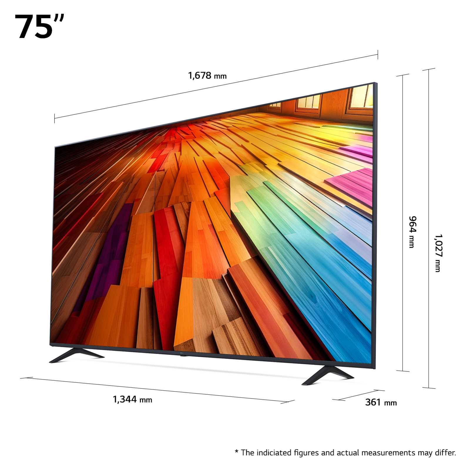 טלוויזיה חכמה 75 אינץ' ברזולוציית 4K LG UHD דגם: 75UT80006LA - תמונה 5