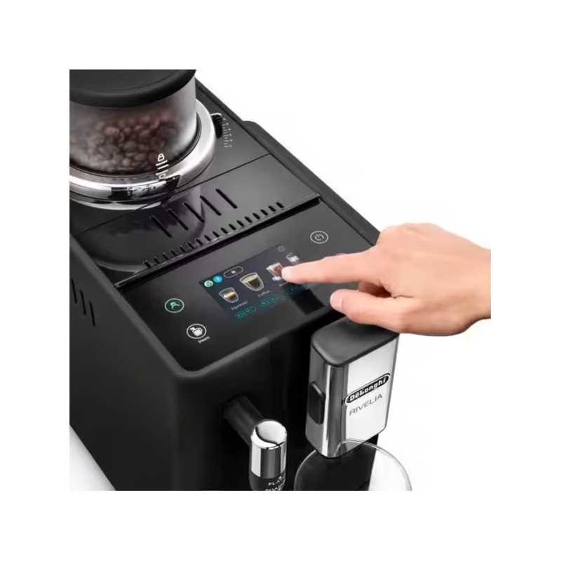 מכונת אספרסו אוטומטית Delonghi RIVELIA שחור דגם EXAM440.55.B דלונגי - תמונה 2