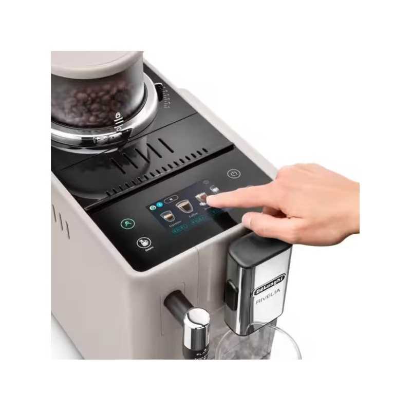 מכונת אספרסו אוטומטית Delonghi RIVELIA קרם דגם EXAM440.55.BG דלונגי - תמונה 2