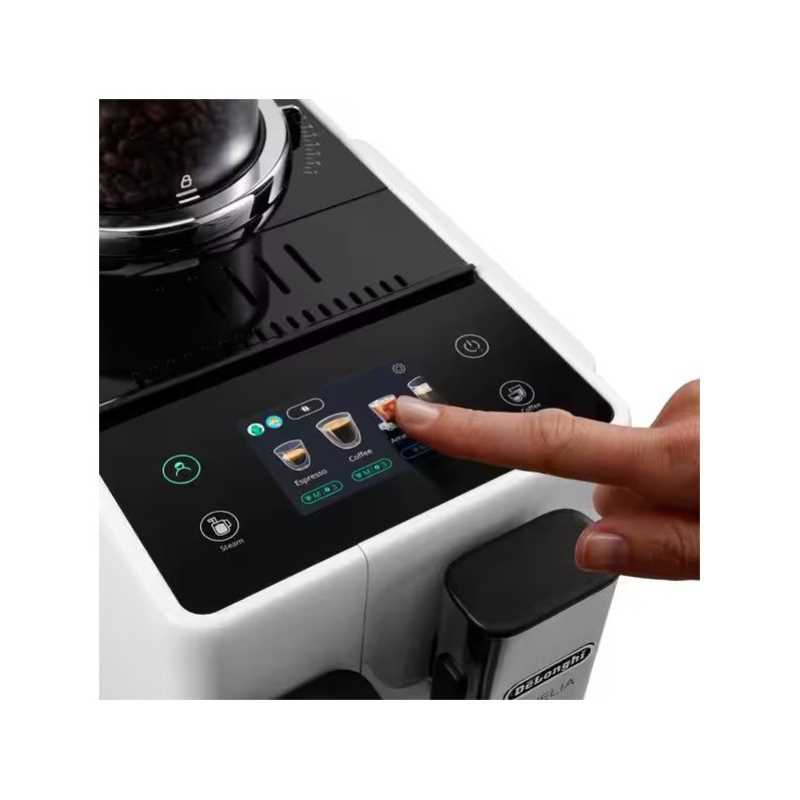 מכונת אספרסו אוטומטית Delonghi RIVELIA לבן דגם EXAM440.55.W דלונגי - תמונה 2