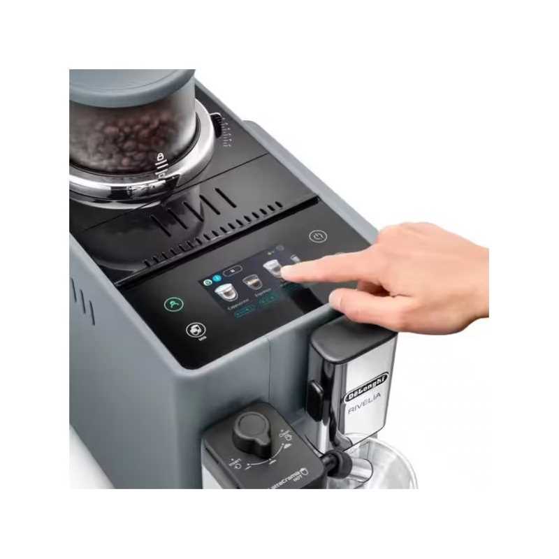 מכונת אספרסו אוטומטית Delonghi RIVELIA אפור דגם EXAM440.55.G דלונגי - תמונה 2