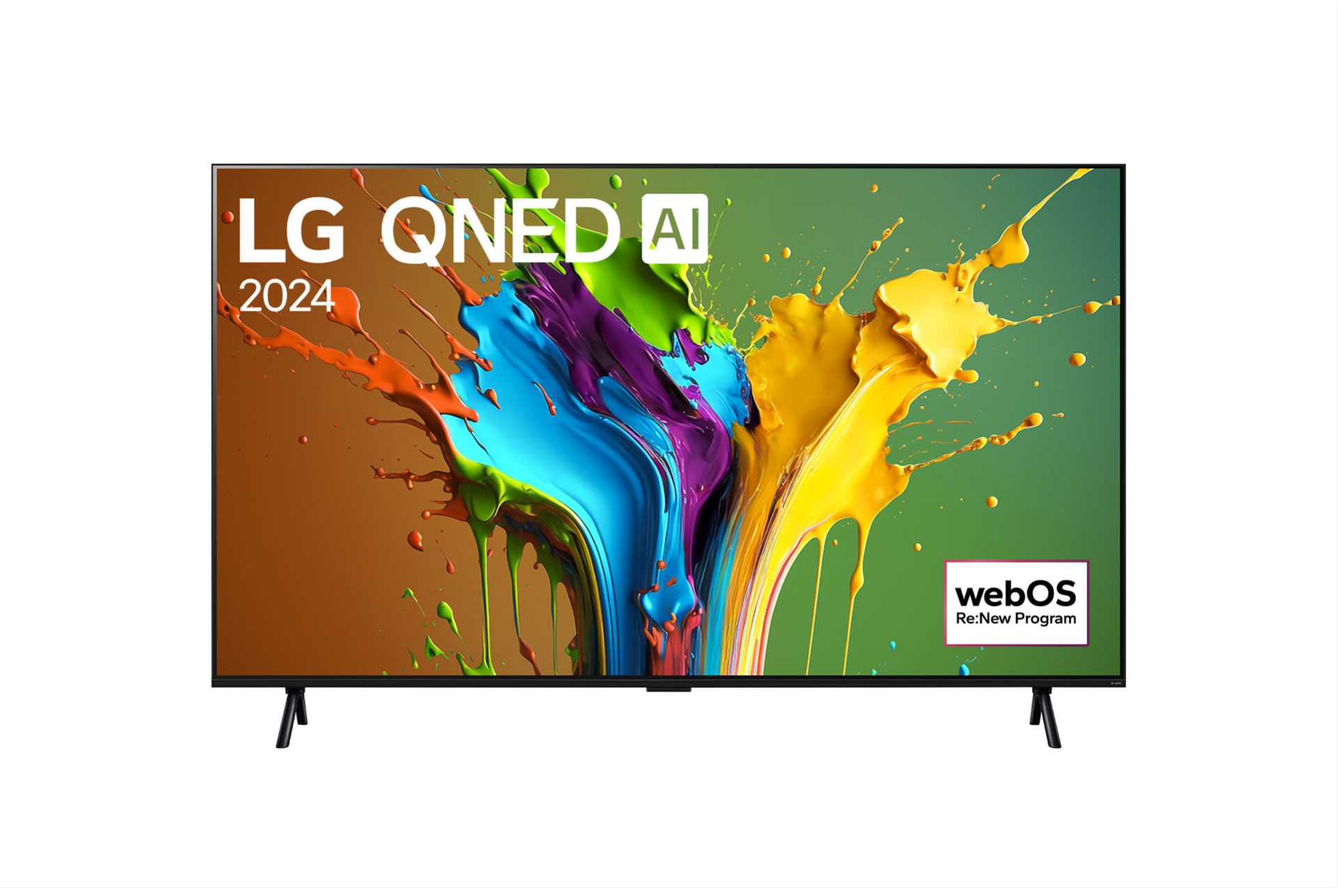 98 אינץ' LG QNED89 טלוויזיה חכמה 4K עם מעבד בינה מלאכותית אלפא 8 פאנל 120Hz ו-webOS24 ‏דגם 98QNED89T6A - תמונה 1