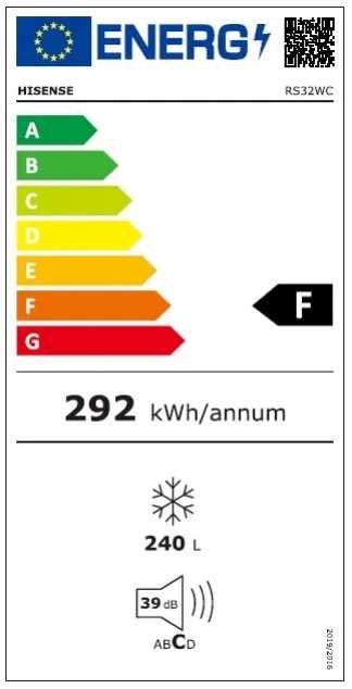 מקפיא 7 מגירות HISENSE דגם RS32WC לבן - תמונה 2