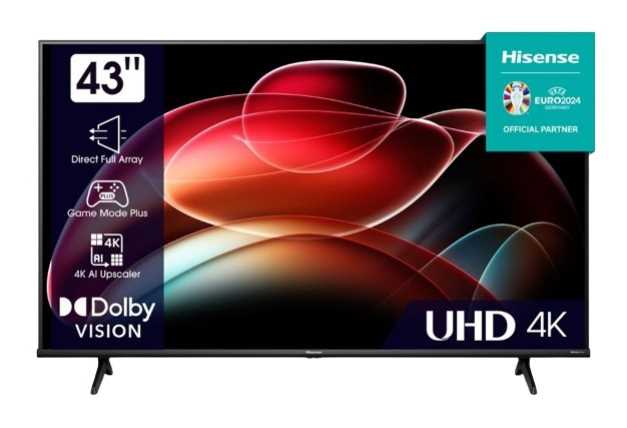 מסך 4K SMART 43" HISENSE דגם 43A6K הייסנס - תמונה 1