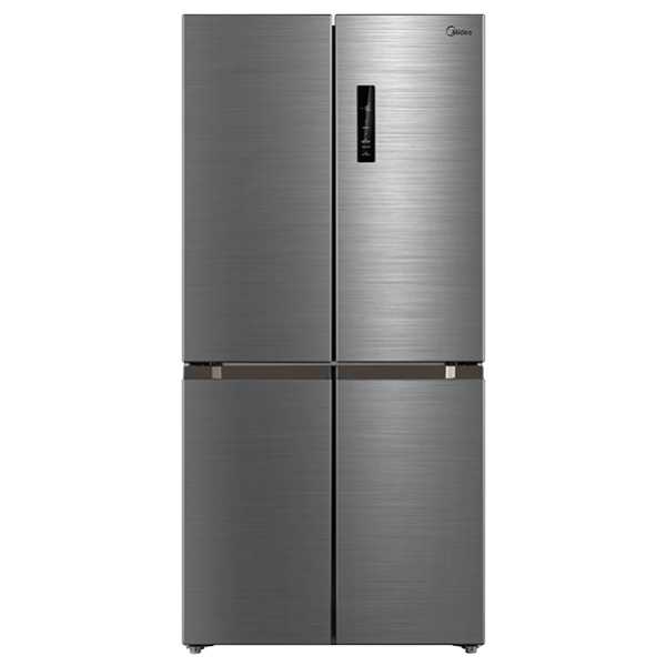 מקרר 4 דלתות MIDEA 6355 דגם HQ-611RWEN נירוסטה מידאה - תמונה 1