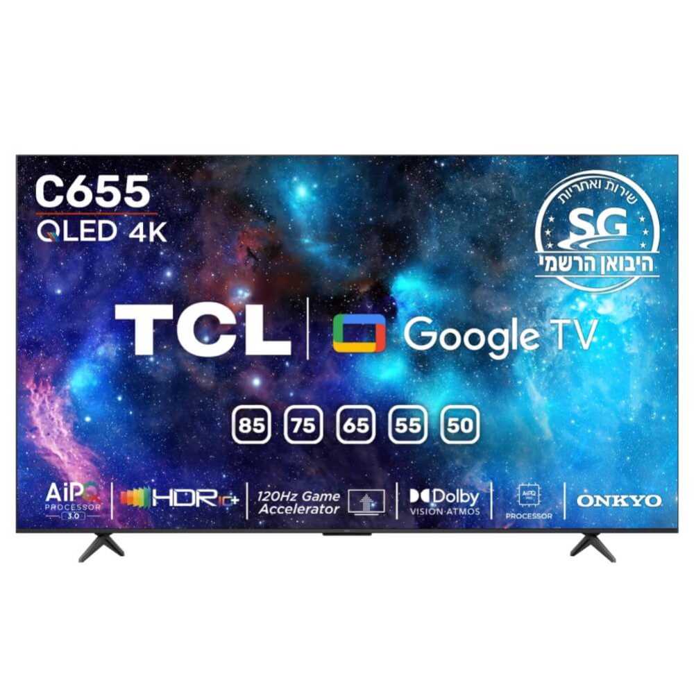 מסך TCL SMART 4K QLED 