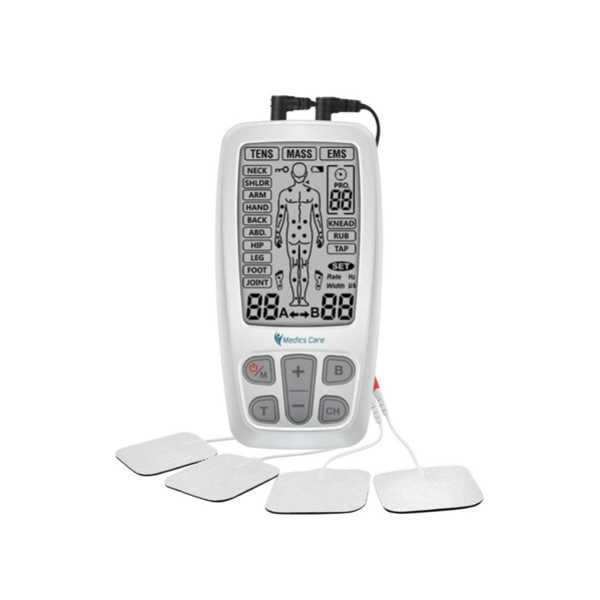 מכשיר פולסים Medics Care R-C4B TENS+EMS SERIES 4000 דגם SERIES 4000