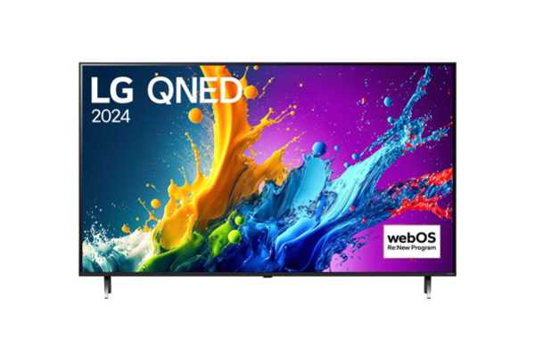 טלוויזיה חכמה 55 אינץ' LG 4K דגם 55QNED80T6B